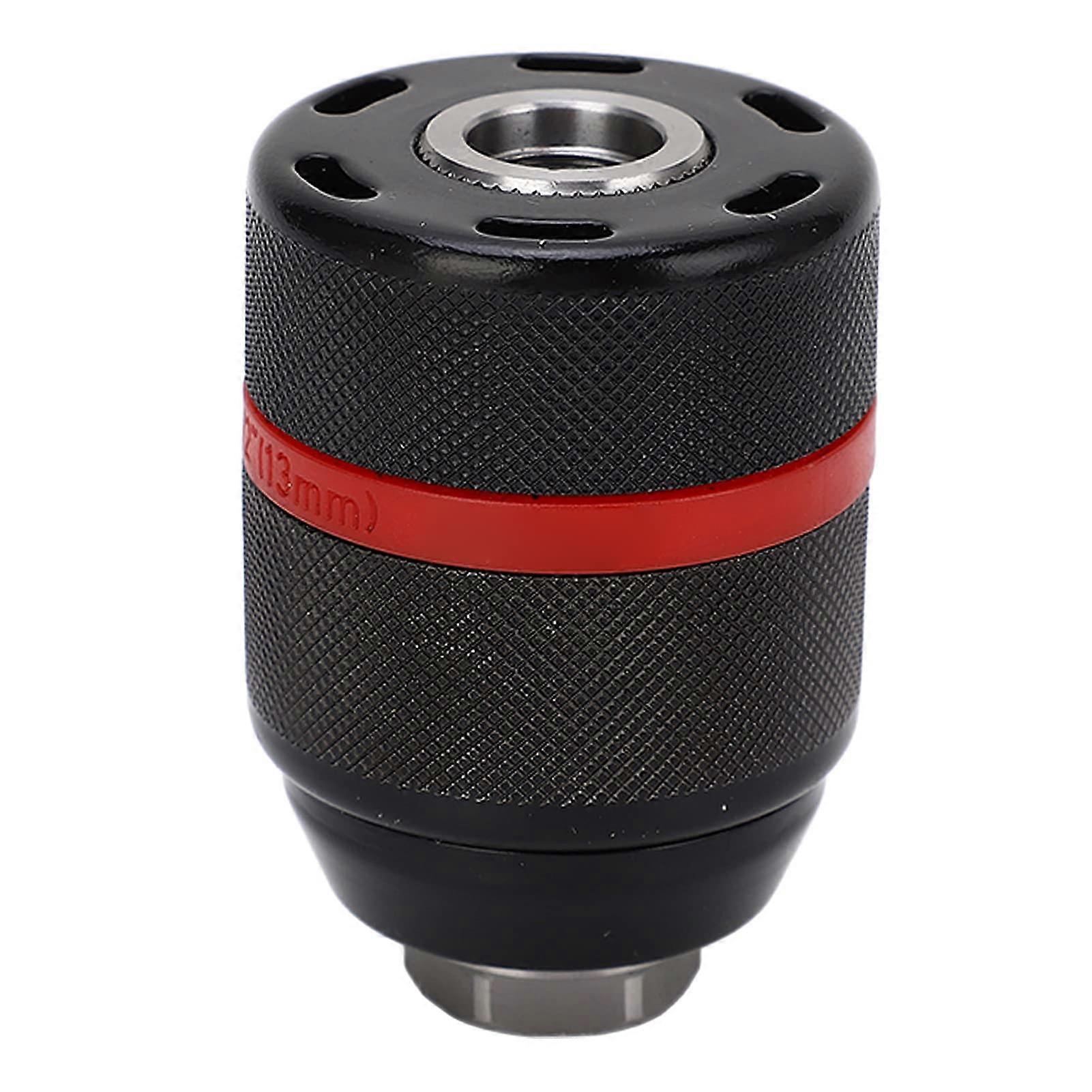 Drill Chuck, 1 2in 2 13mm Alloy Hex Impact Wrench Drill Chuck, 63mm Keyless Self Tighten Drill Chuck, Power Drill Chuck Changing Tool (evNZiT-11)