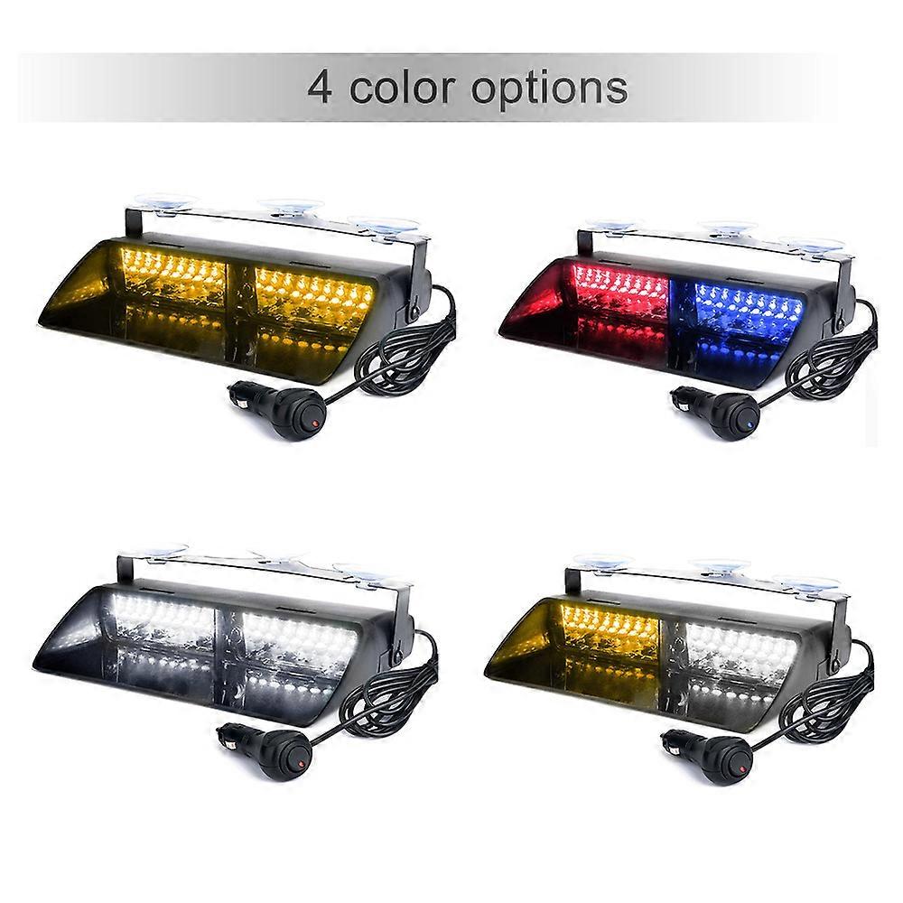 Strobe light for truck with red and blue emergency flashing