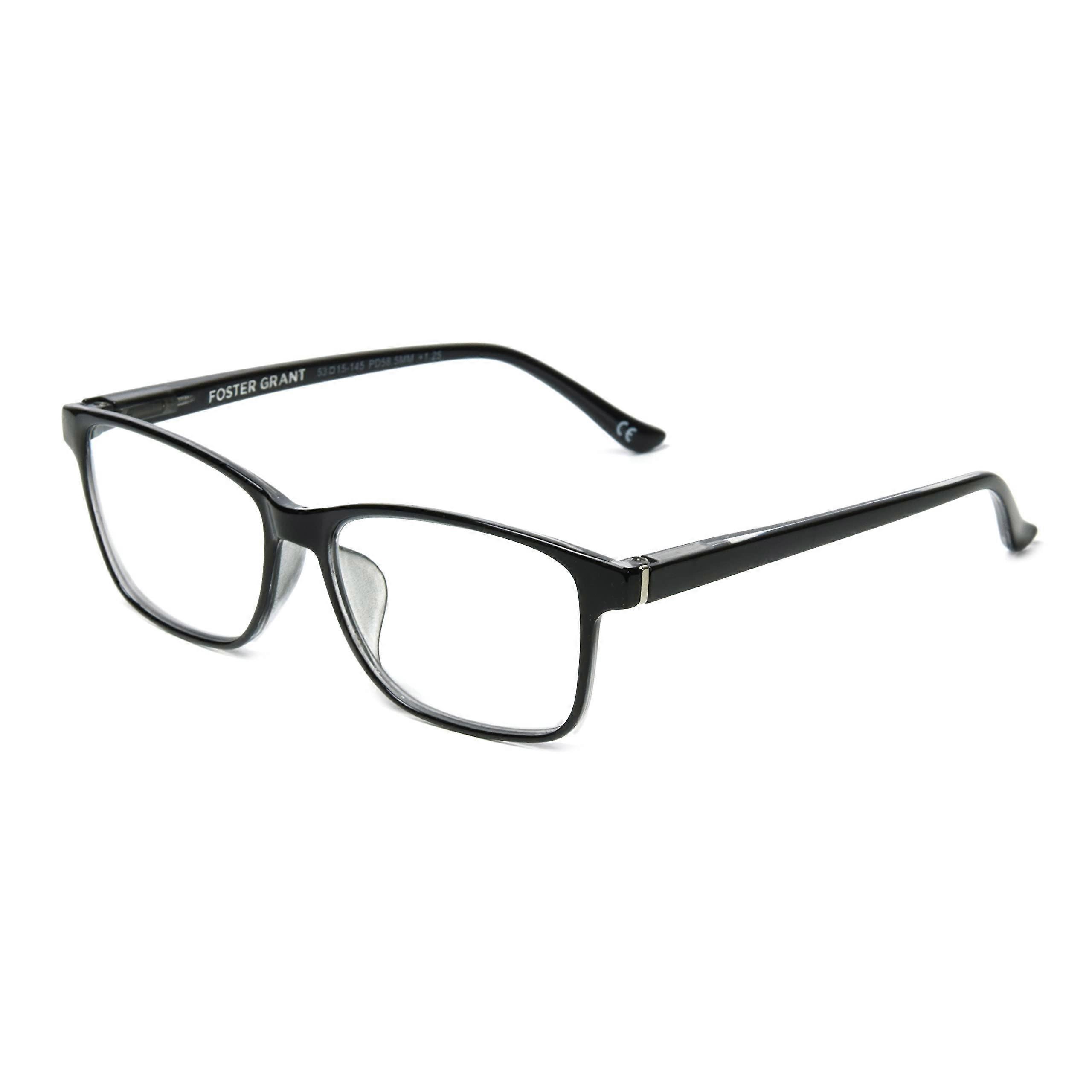 Payton AntiFog Blue Light Blocking Rectangular Reading Glasses for Men and Women, Lightweight, Blue Frame, 1.5x Magnification