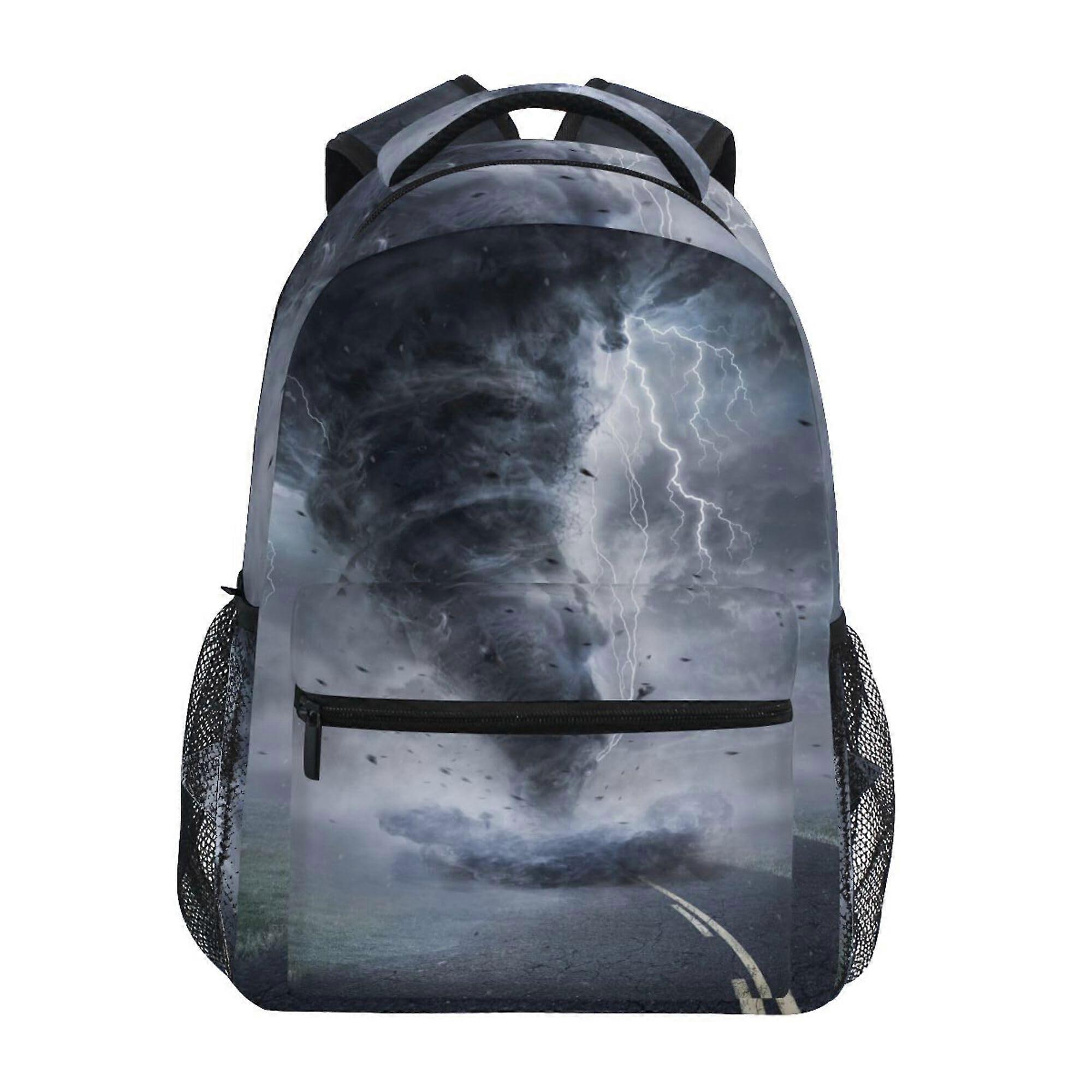 Tornadoes Lightning Laptop Backpack Bag Bookbag Casual Hiking Travel Computer Notebooks Daypacks