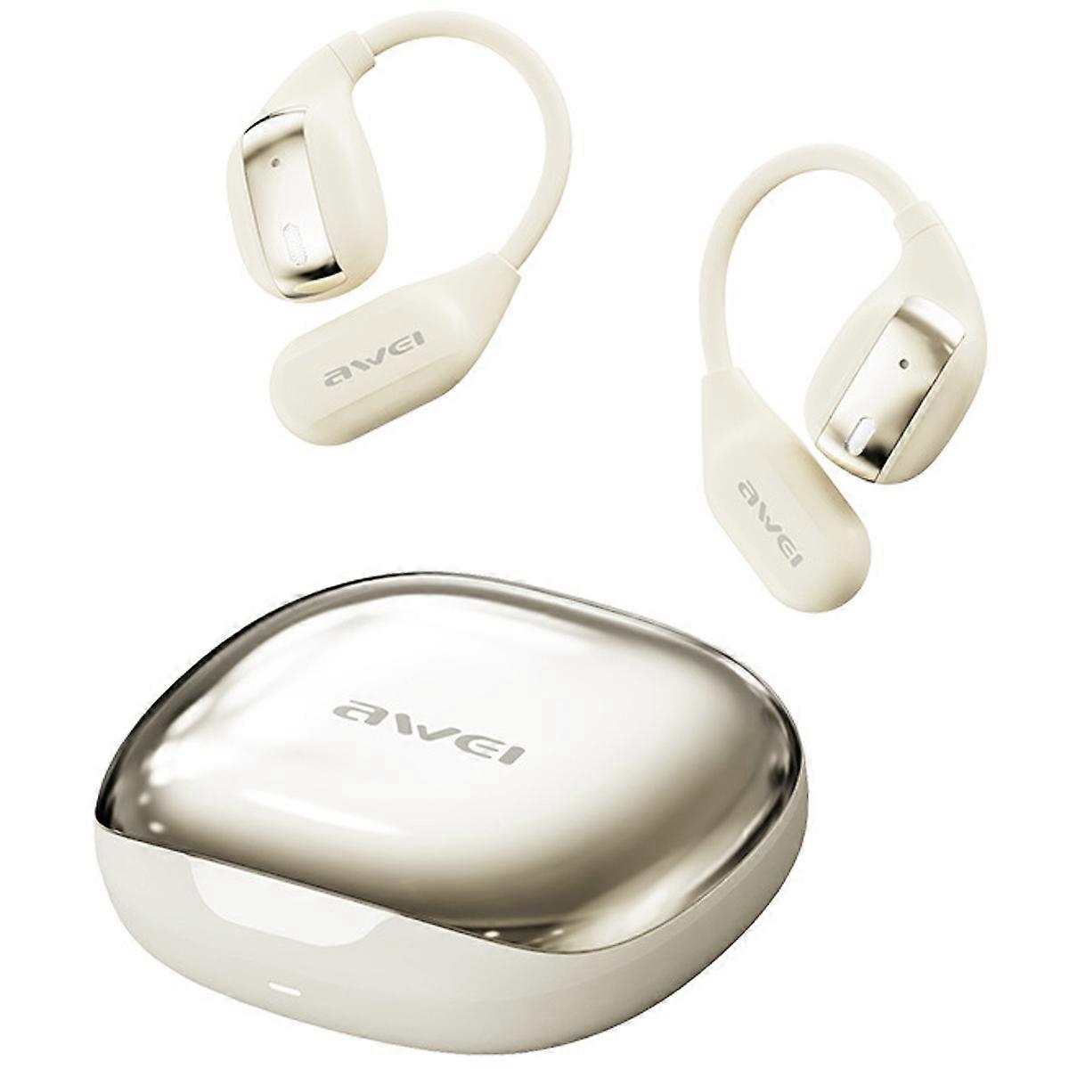 AWEI TZ12 Air Conduction Bluetooth-compatible Headset OWS Hook Wireless Headphone Waterproof