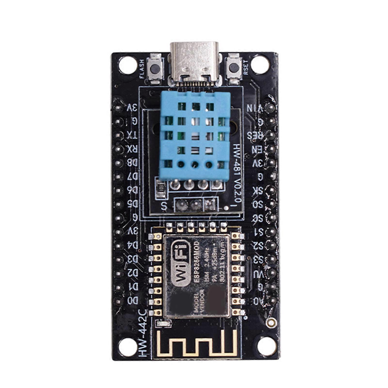 Powerful ESP8266 CH340 Development Board with Integrated Sensor for IoTs and Innovators