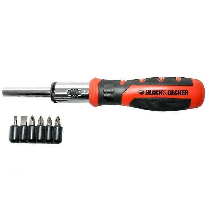 Ratchet function screwdriver bits - Black & Decker - BDHT0-62129