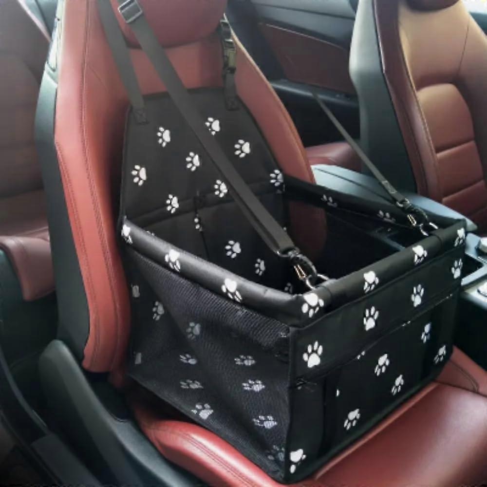Medium Dog Car Seat Booster – Collapsible Puppy Travel Carrier for Small to Medium Dogs, Durable and Comfy, LOYALBARK