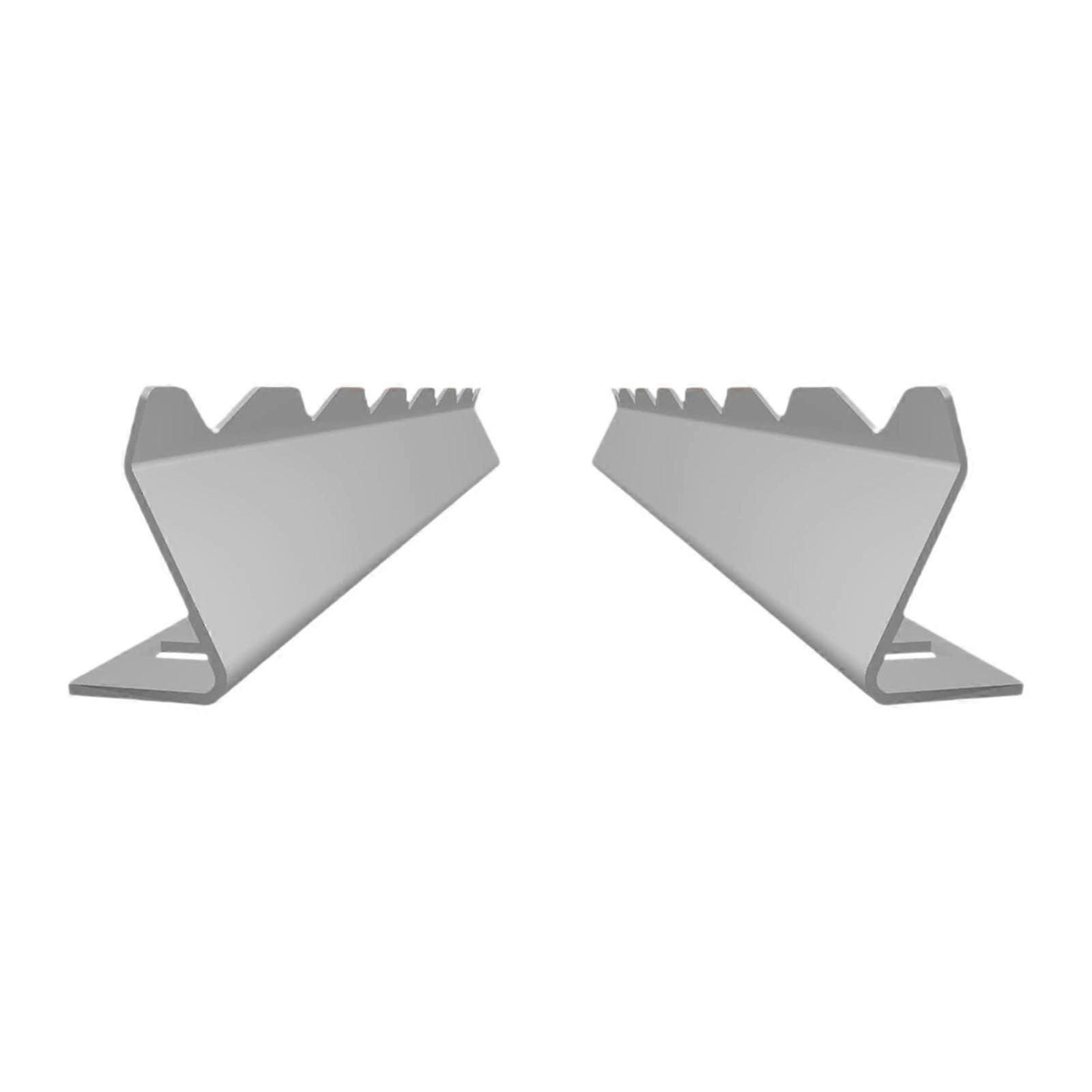 Stainless Steel Skewer Set with Rack for BBQ Grilling, Seafood Kabob Skewers