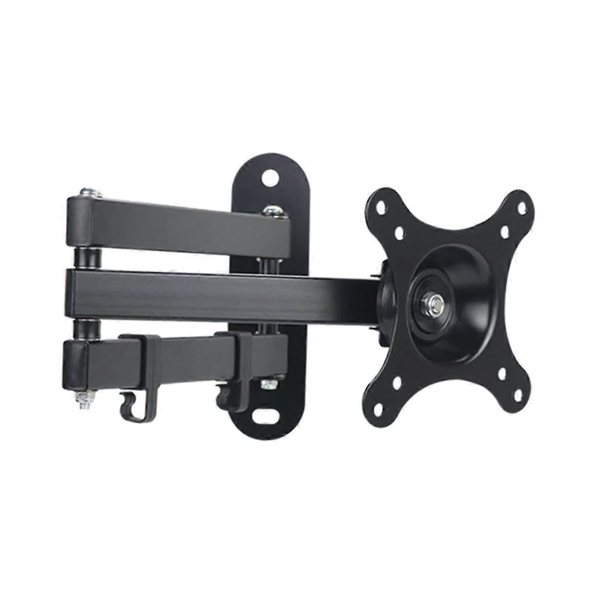 Wall Mount Bracket for LED Monitor, Fixed Tilt Support, Durable Steel Construction, Flat Panel Compatibility for Home and Office