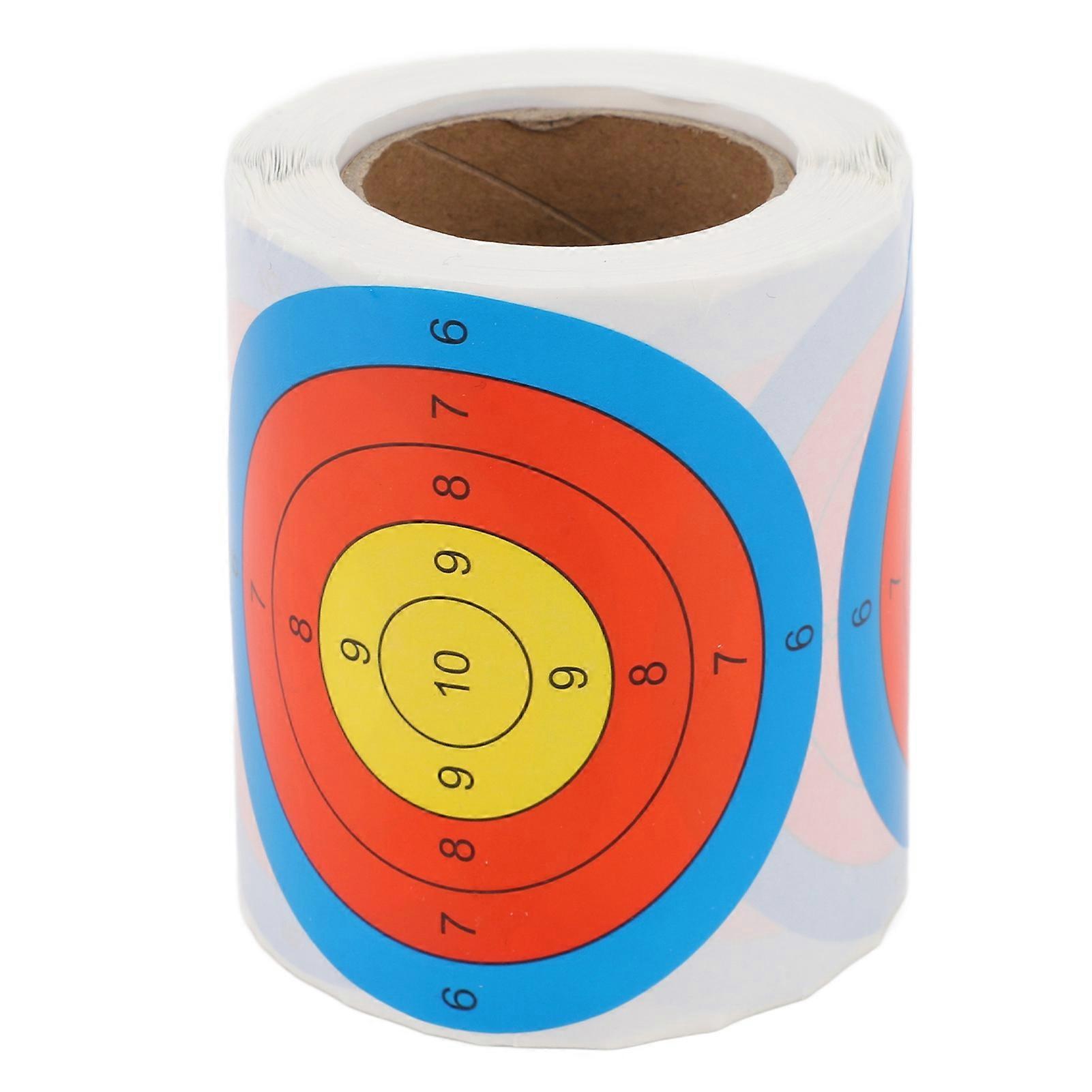 Rouleau de 200 autocollants universels pour cibles de tir, papier autocollant couleur pour entraînement