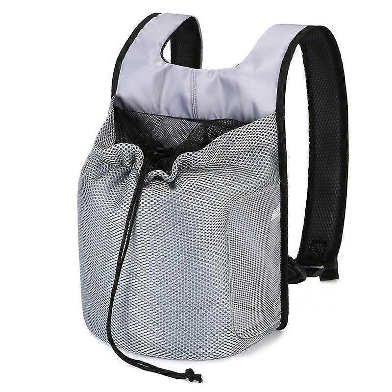 Pet Travel Breathable Portable Drawstring Bag for Dogs and Cats, Lightweight Nylon, Adjustable Size, Travel-Friendly Design