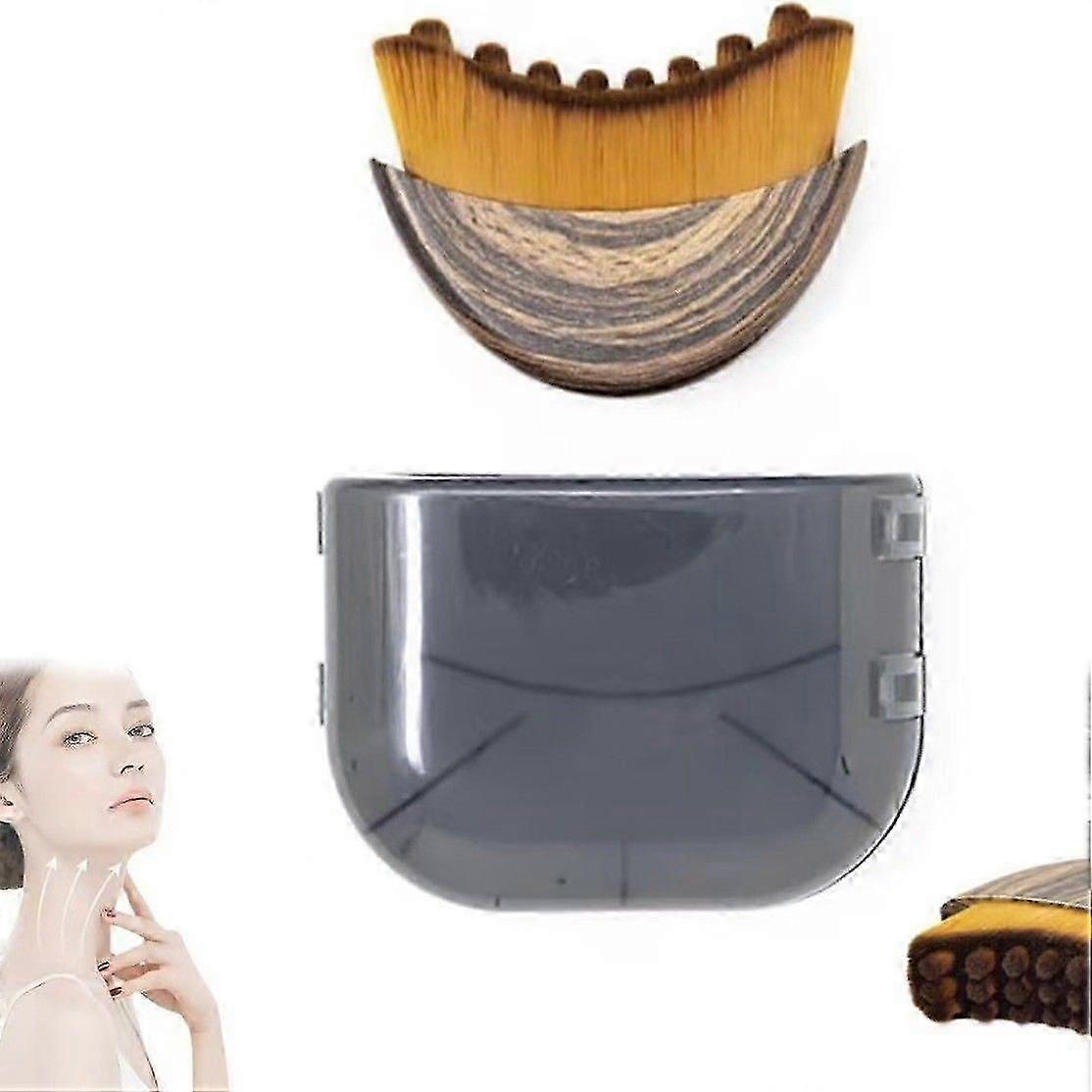 فرشاة الوجه للتصريف اللمفاوي ، مدلك محيطي لخط الفك والذقن ، تقليل الانتفاخ ، شعيرات فائقة النعومة ، أداة نحت الوجه ، مريحة ومحمولة