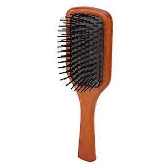 Hair Ergonomic Massage Scalp Reduce Pulling Prevent Slipping Paddle Detangling Brush with Handle for Women