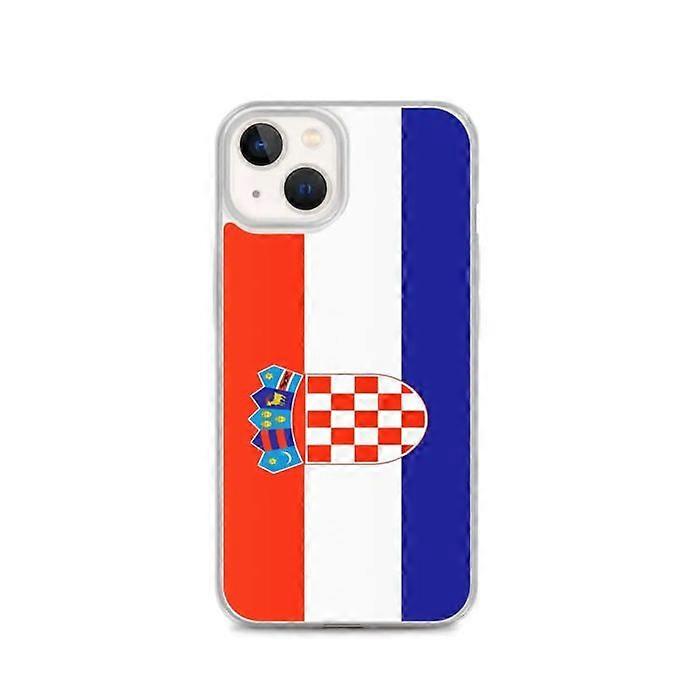 iPhone Case - Croatia Flag - Flexible - Transparent Plastic - Slim and Lightweight Design