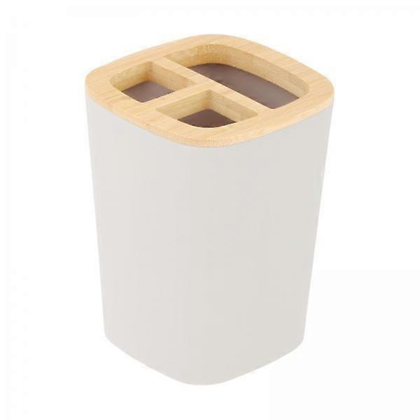 6xToothbrush Holder Compartments Makeup Storage Organizer Spatula Holders Case