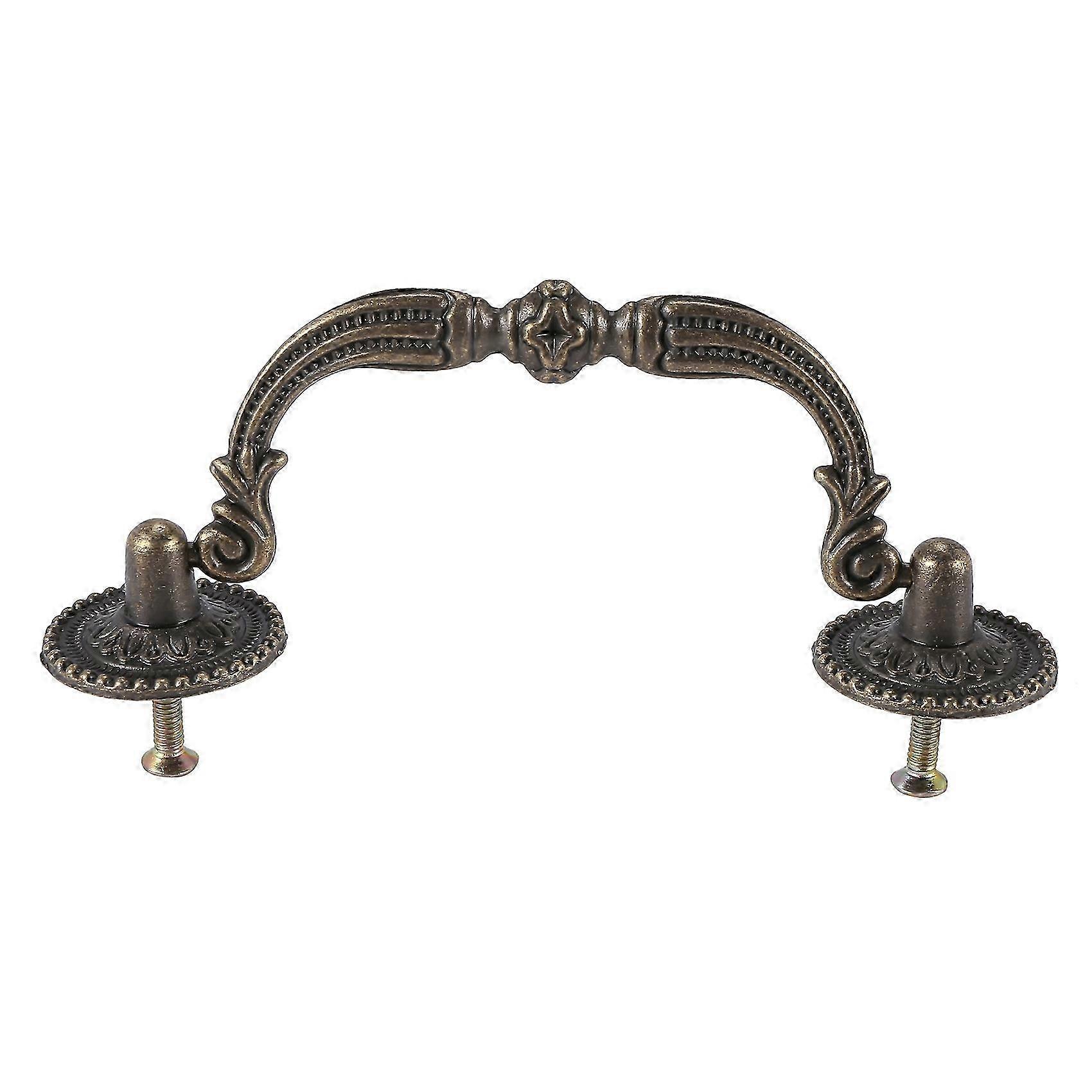 Antique Brass Cabinet Door & Drawer Handles 100mm Pulls Knobs Hardware Fittings