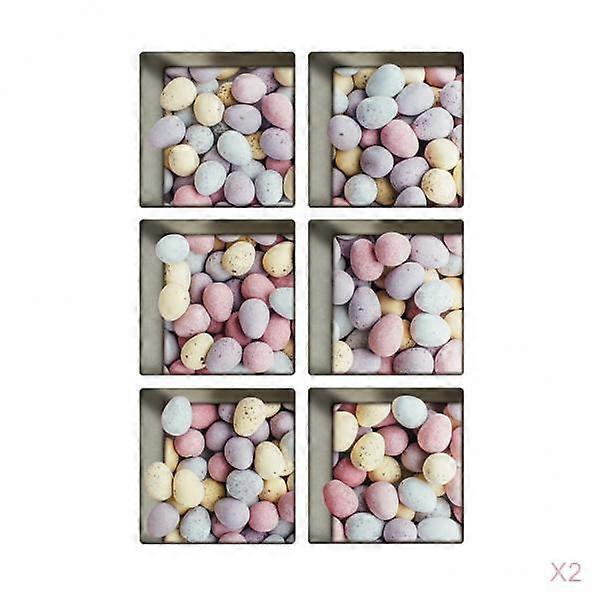 12pcs 3D Effect Non Slip and Waterproof Bathtub Sticker Pattern