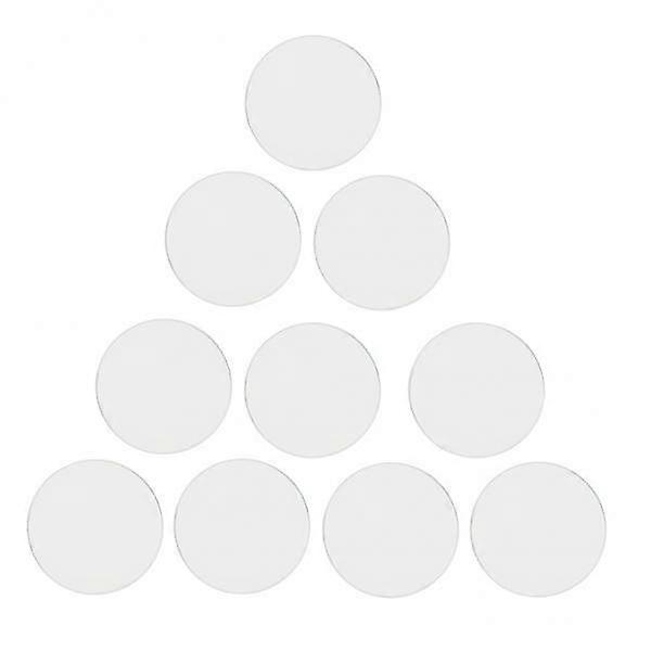 3-4pack 10pcs 1mm Thick Clear Flat Mineral Glass Watch Replace Part Watchmaker