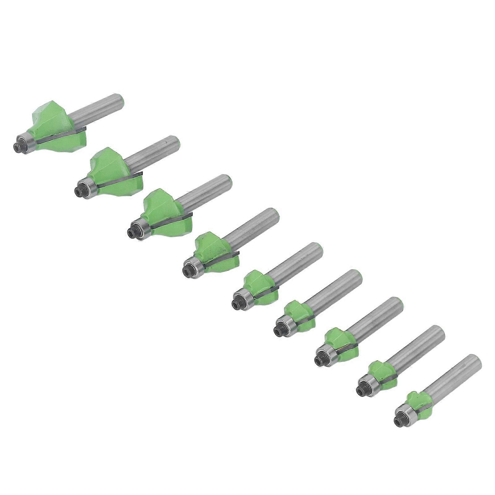 2025 Latest Model  9PCS Beading Bits with 8mm Shank Woodworking Router Bit for