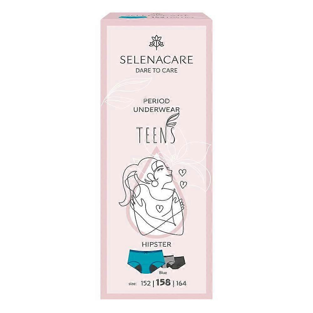 Selenacare TEENS period panties Hipster Blue Size 158