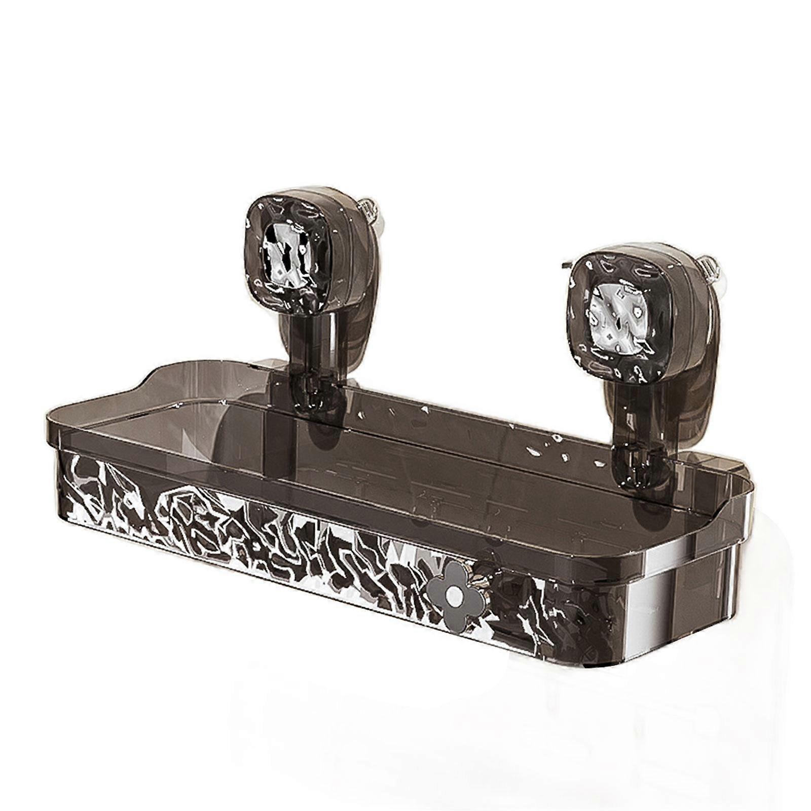 Suction Cup Bathroom Storage Rack, Shower Shelf Wall Shelf Storage Box Wall