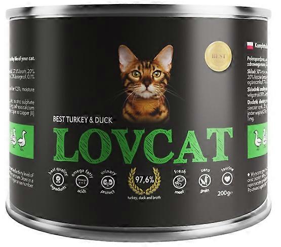 Lovcat Best Kalkoen & Eend 200g blik