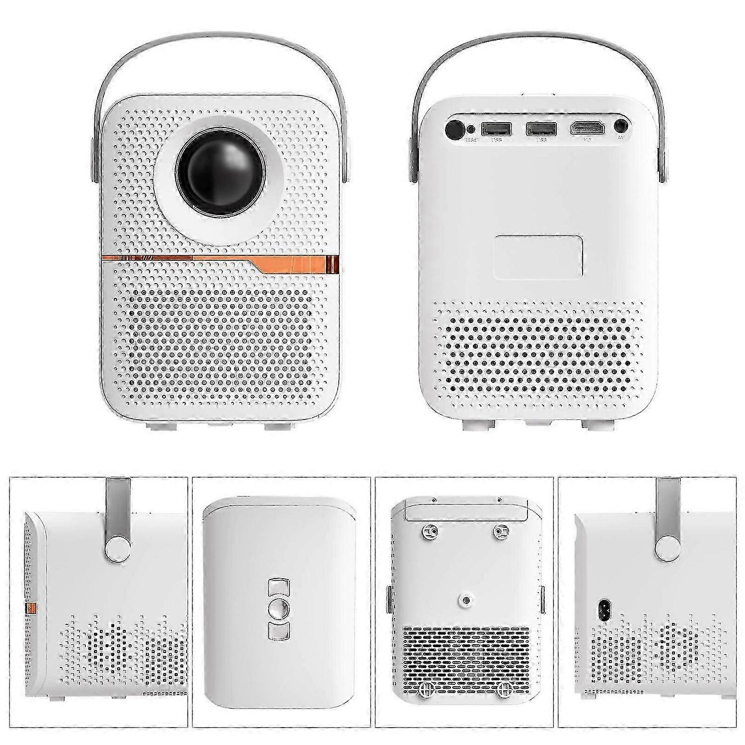 Projector with 4K Decoding WiFi Android 10.0 System Support 150in Display  Same Screen Technique Movie Projector