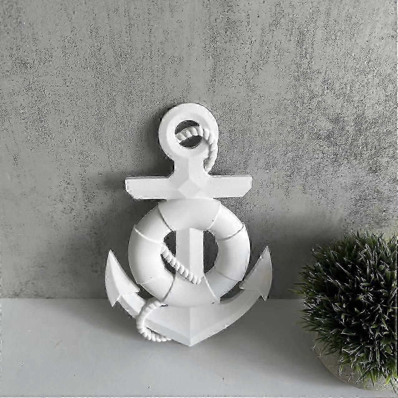 Pryskyřičná forma ve tvaru kotvy pro DIY nástěnnou dekoraci