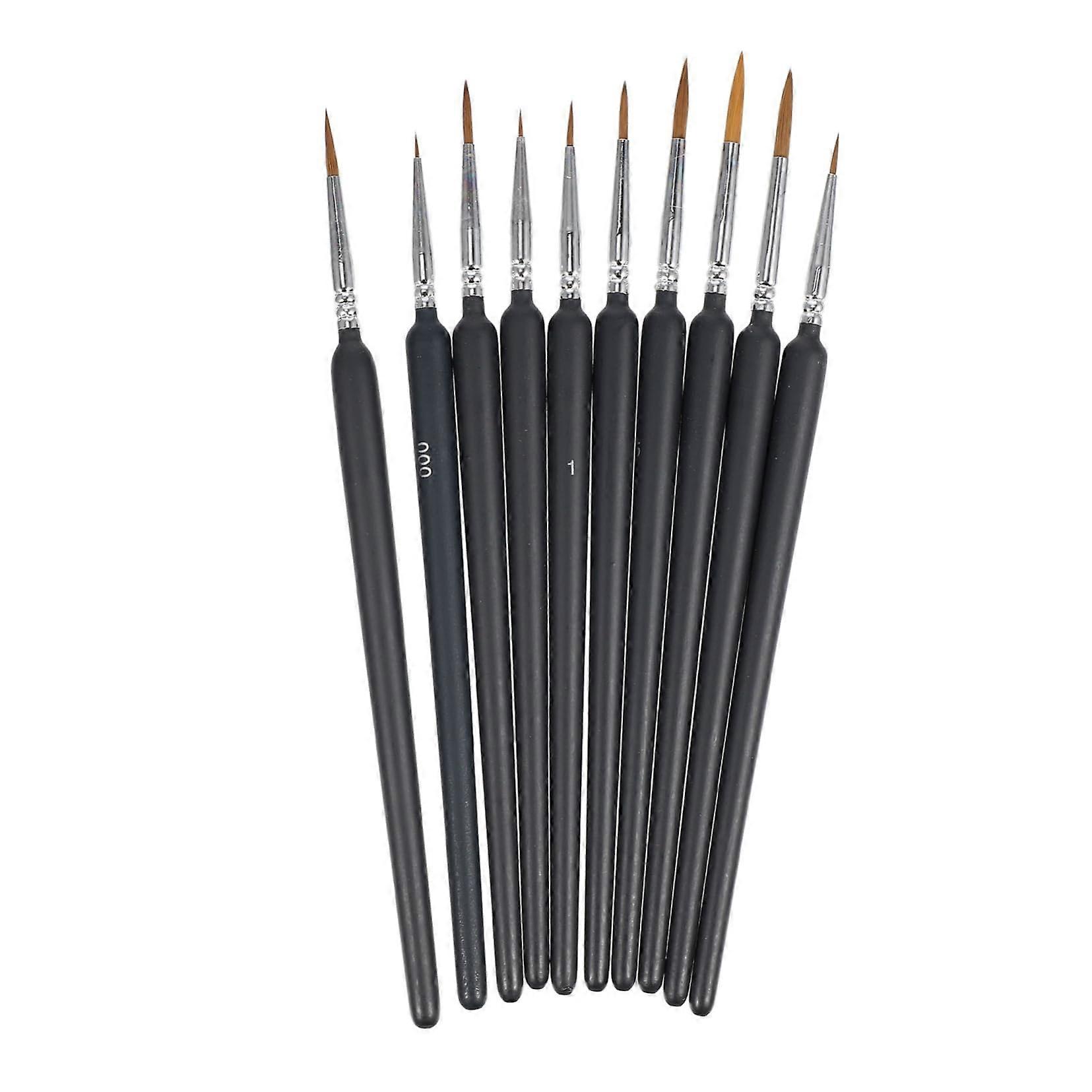 Professional Hook Pen Set 10pcs Multipurpose Fine Brush Manicure Drawing Tool Line Drawing Pens Art Supplies for Students