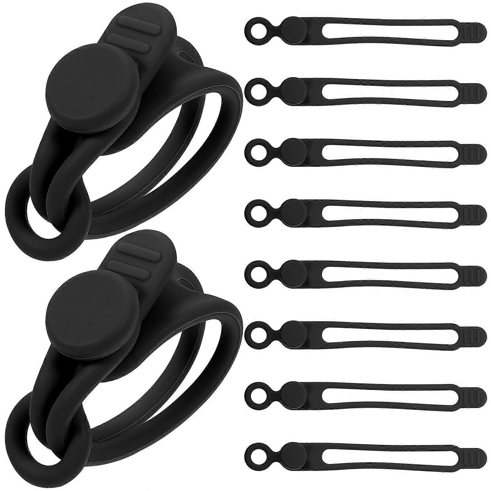 Silicone Reusable Cable Ties, Cord Organizer Strap for Everyday Use at Work or Home