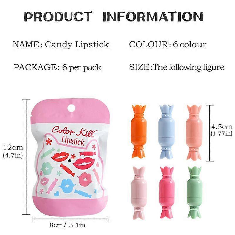 Mini Matte Lipstick SetVelvet Effect Pigment SticksLip Gloss Pill Makeup Box Gift for Women Teens Pocket Size