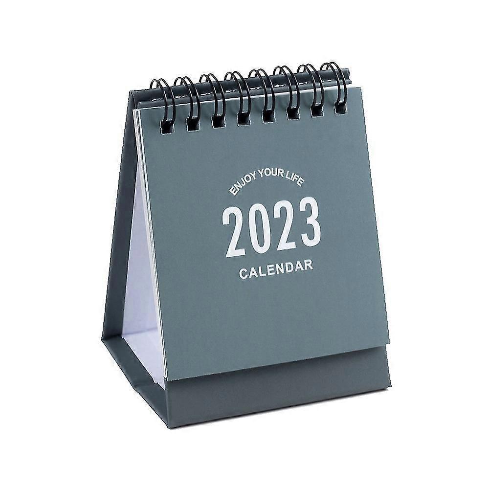 2023 Mini Desktop Calendar Stand Up Calendar Schedule Desk Calendar Flip Desk Calendar