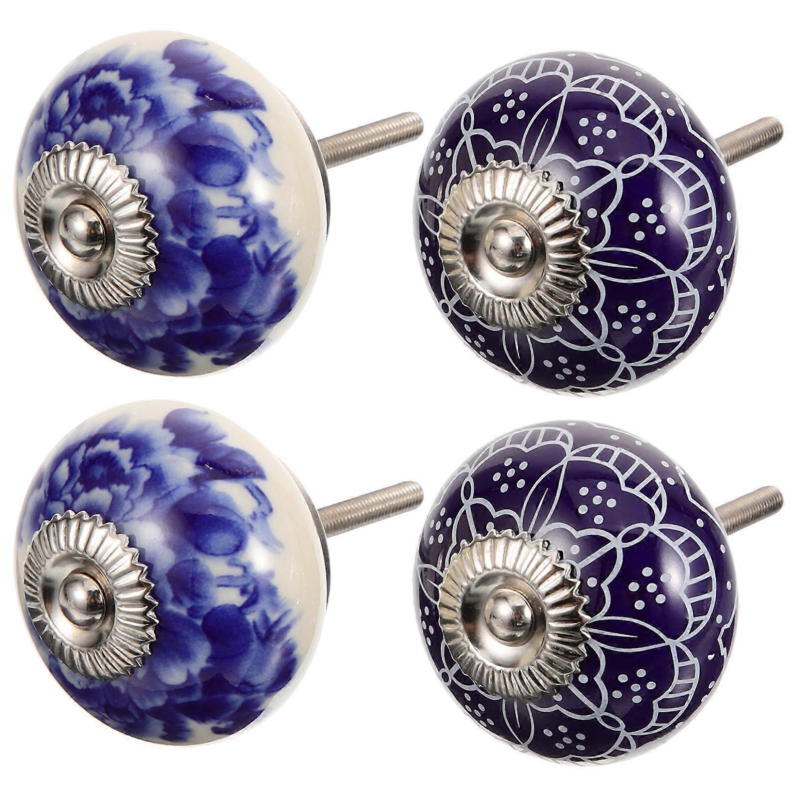 Furniture Drawer Knob Practical Usage Small Round 4Pcs