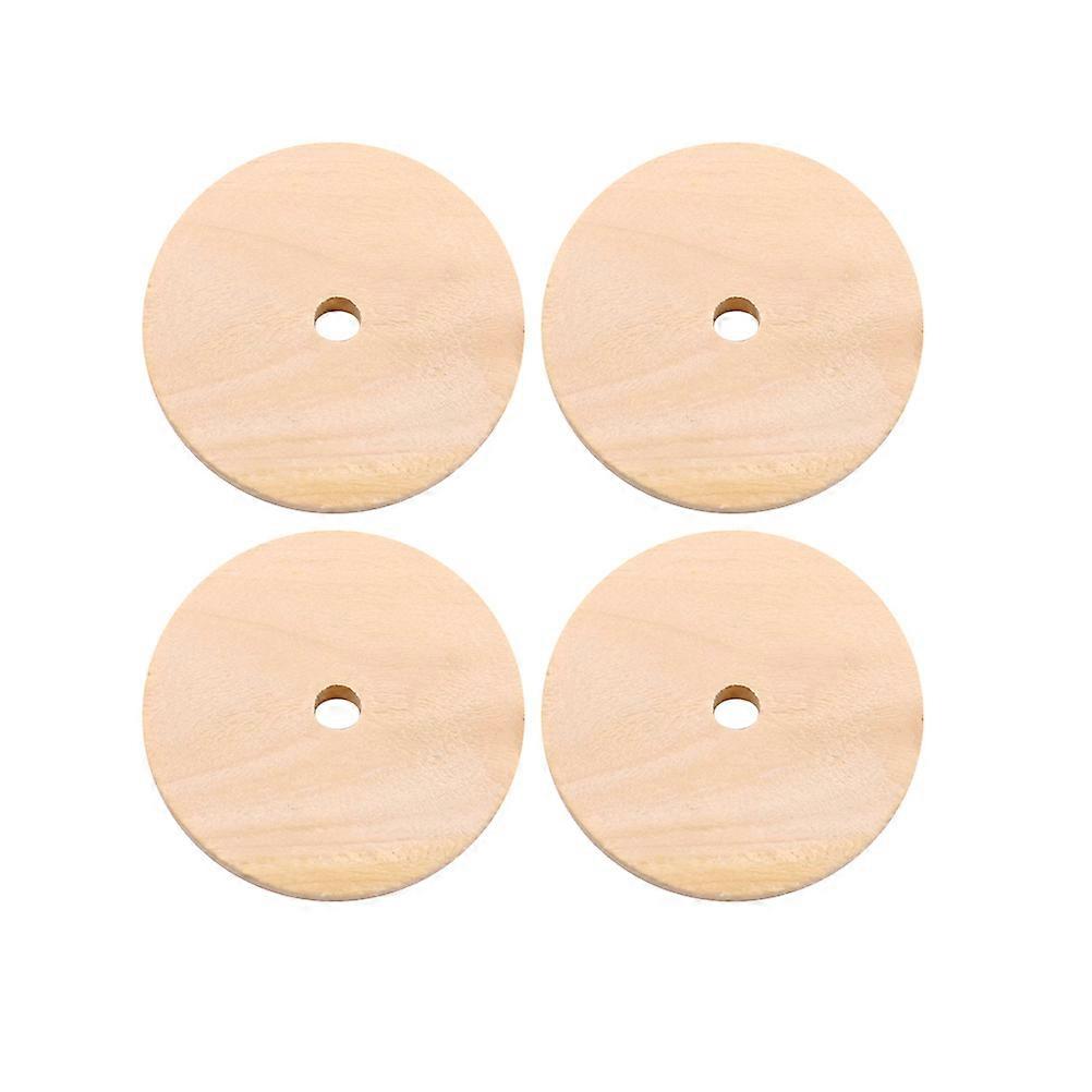 工艺木圆实心圆形木件用于数学教具家居装饰品 50 件