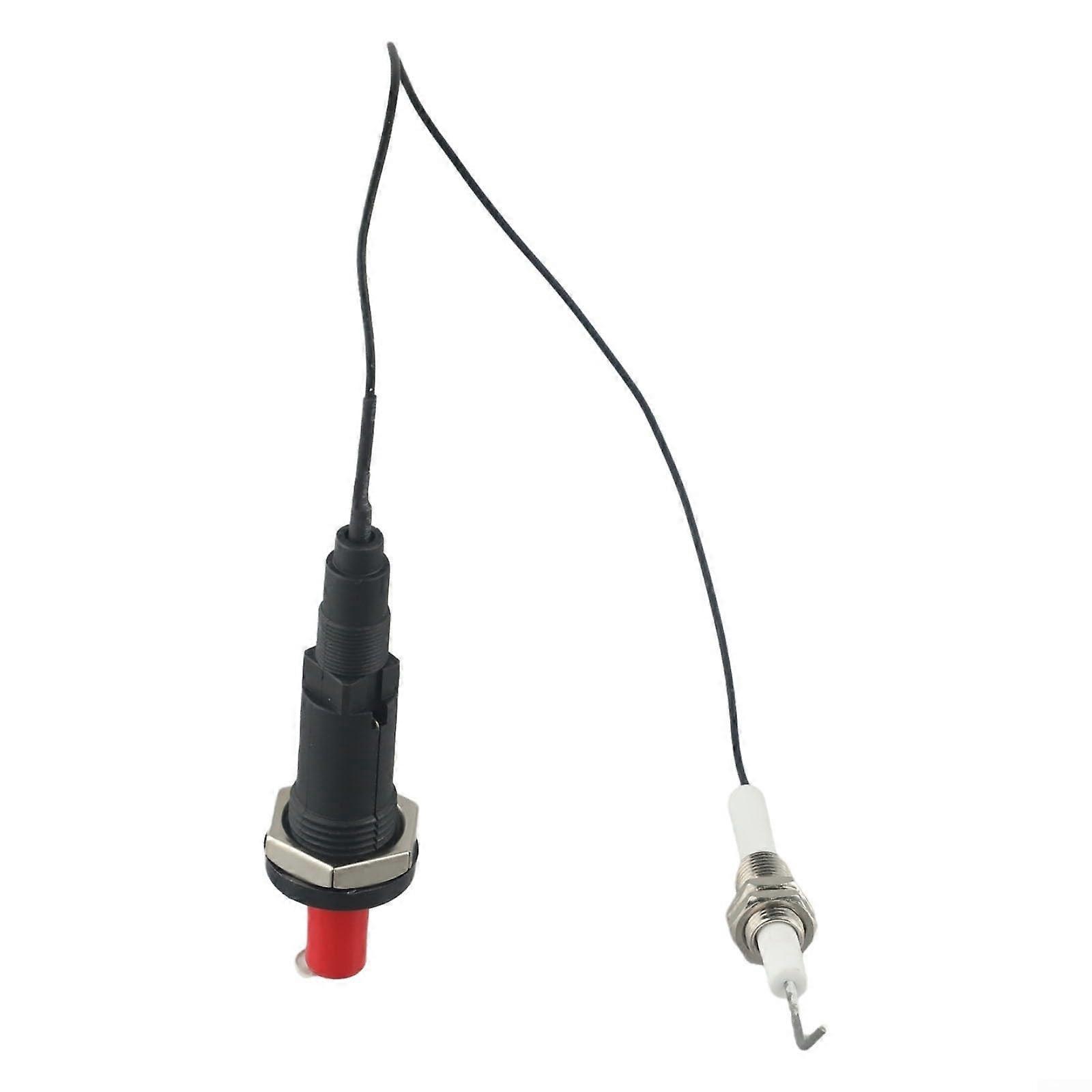 Piezoelectric igniter, 30 cm, perfect for the home grill setup for gas stoves/ovens, with an ignition needle, to play an ignition roll.