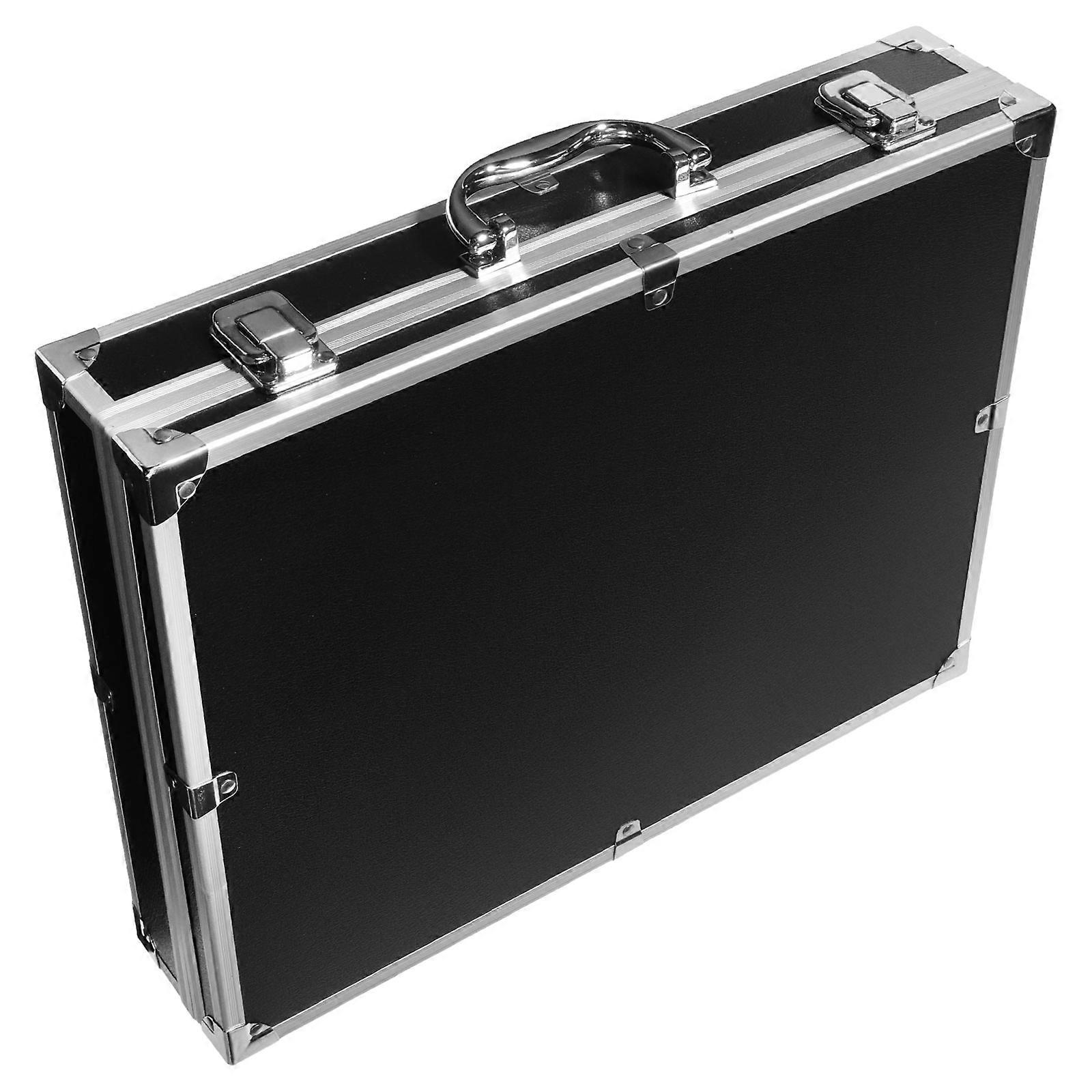 Small Tool Boxes Portable Organizer Shockproof Storage Box For Tools Home Repair Black 3700X2850X800Cm 1Set