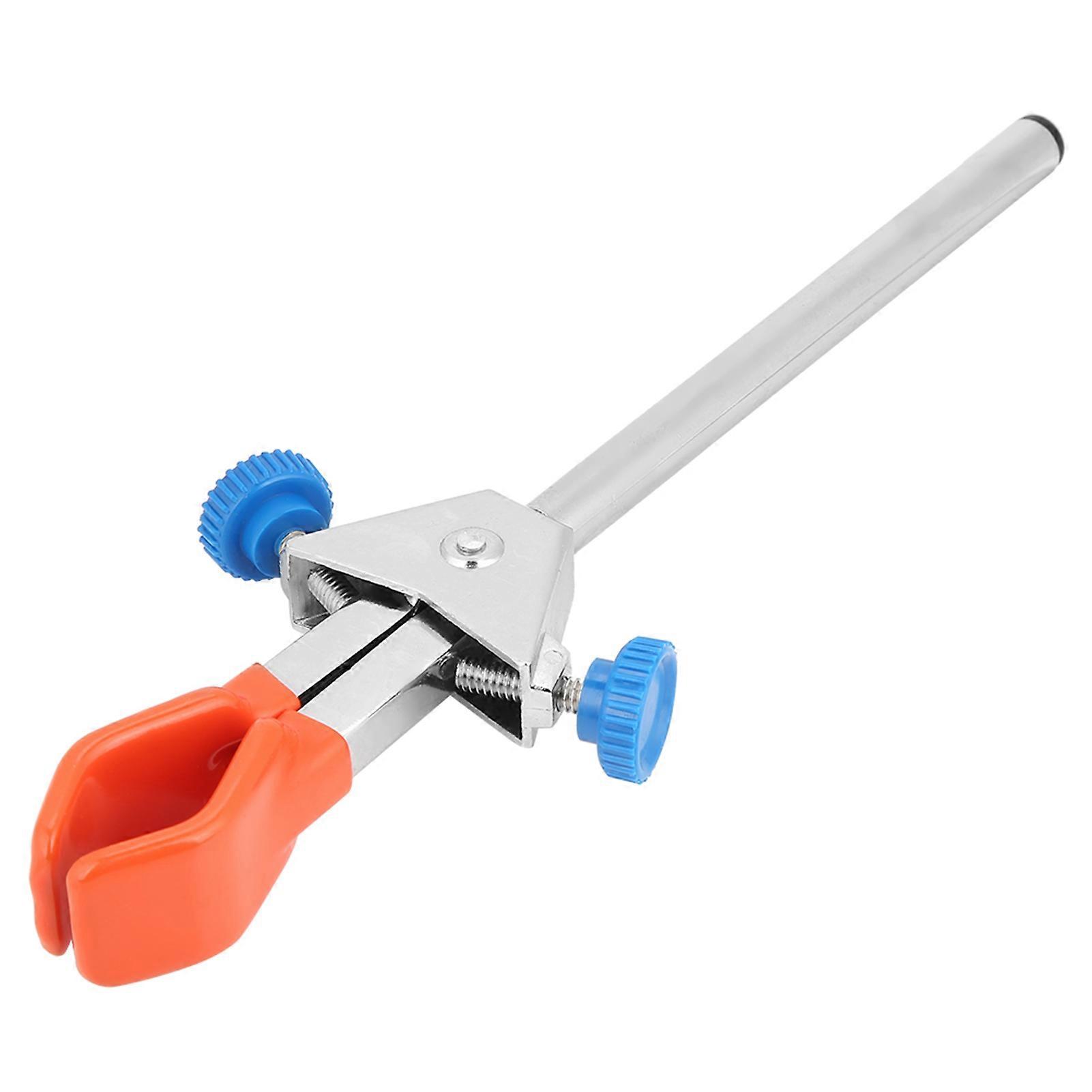 Double Regulator Clamp for Chemical Flask, Laboratory Instrument, Plastic and Zinc Alloy, Test Tube Holder