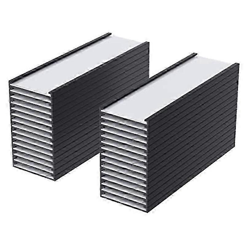 30 Pack C Channel Magnetic Label Holders 1 x 3 in with Magnets Magnetic Name Tags Tool Box Labels for Metal Whiteboard-ss