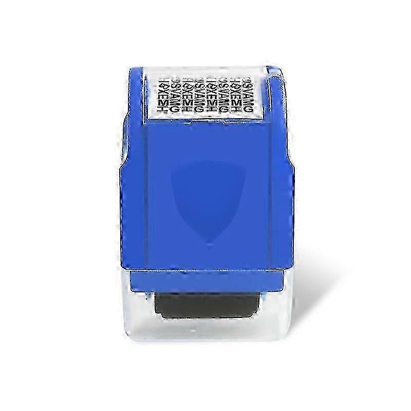 Privacy Protection Stamp Roller - Id Theft Prevention Tool With Wide Security Seal For Documents