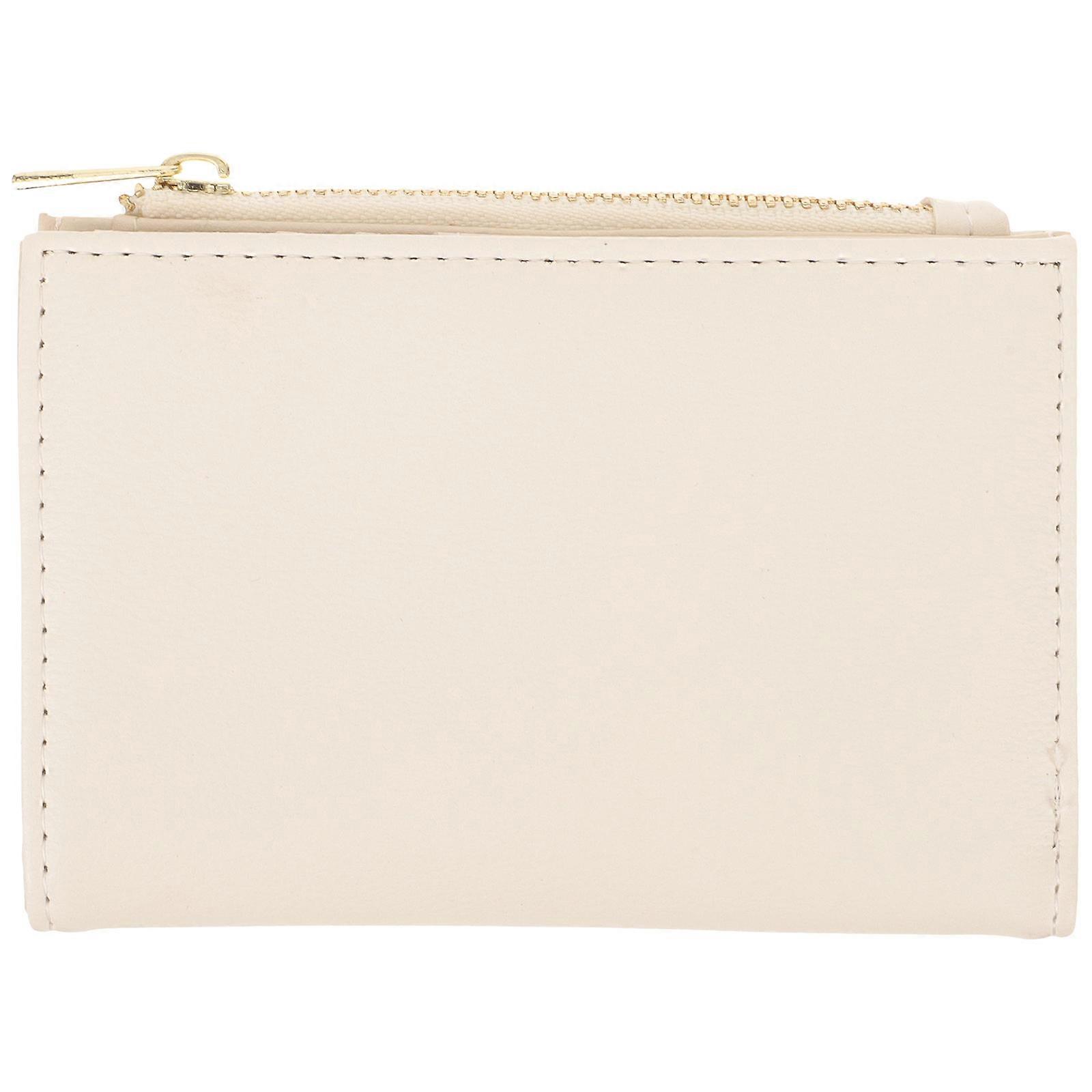 Ladies Wallet Key Chain Wallet Silver 13x9x3cm Durable Storage 1Pack