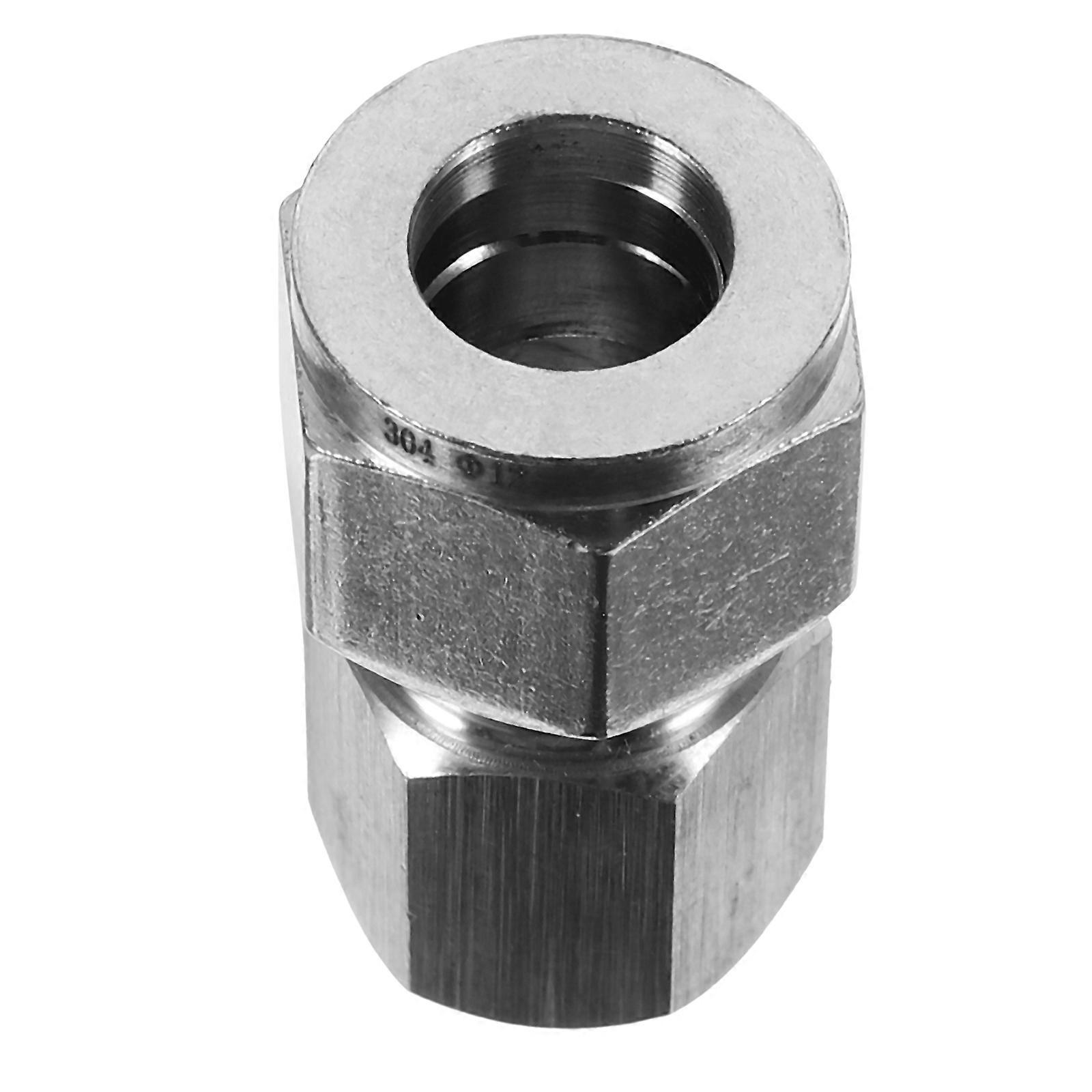 Air Hose Connectors Compression Hose Connector Straight Through Industrial Instruments Silver 1Pcs