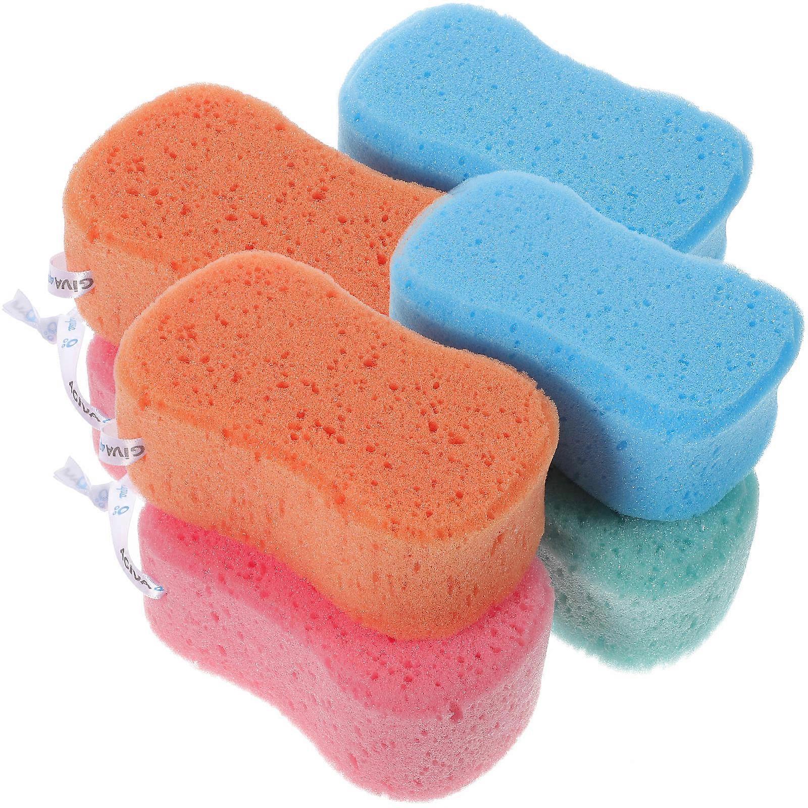 8pcs Bath Sponges for Adults Soft Scrubbing Sponges with Simple Design, Rich Foam for Skin Massage and Dead Skin Removal