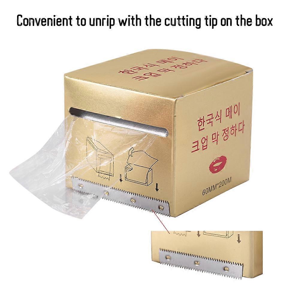 Tatuointikääre 60mm * 200m puolipysyvä huulten tatuointieste säilytyskalvo tatuointitarvikkeet