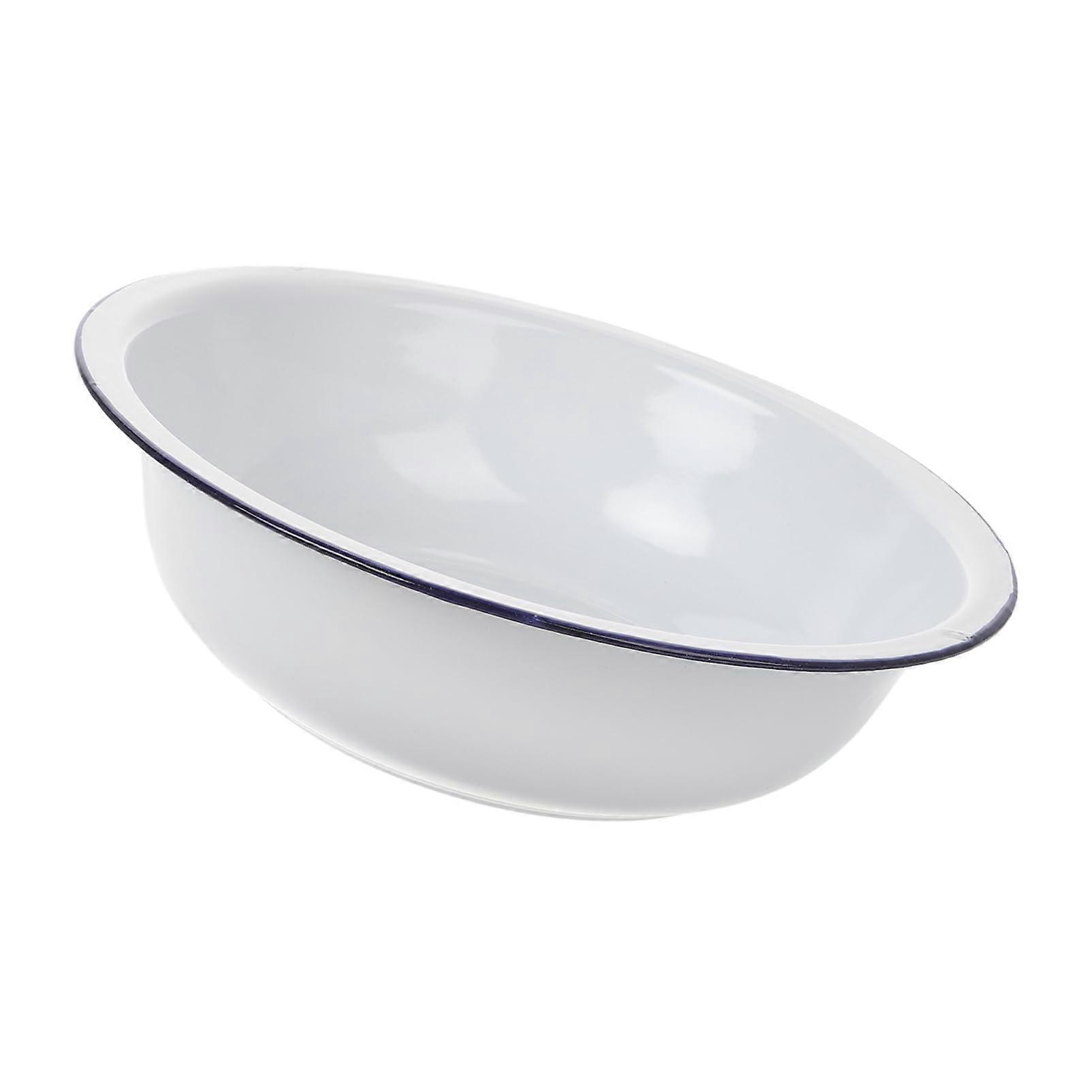 Email bowl in vintage style large for kitchen and bathroom white practical