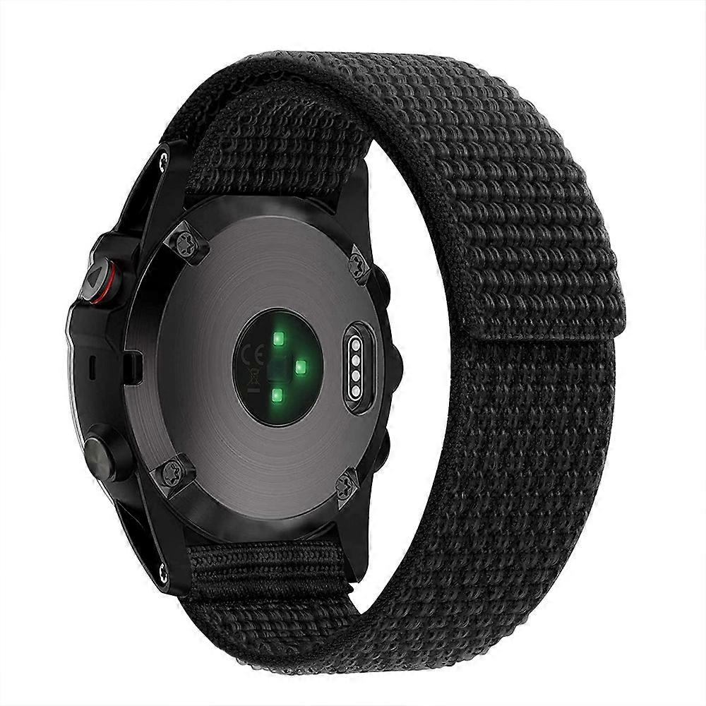 For Garmin Forerunner 965 955 945 935 Adjustable Watch Strap Stitching Nylon Loop Wrist Band