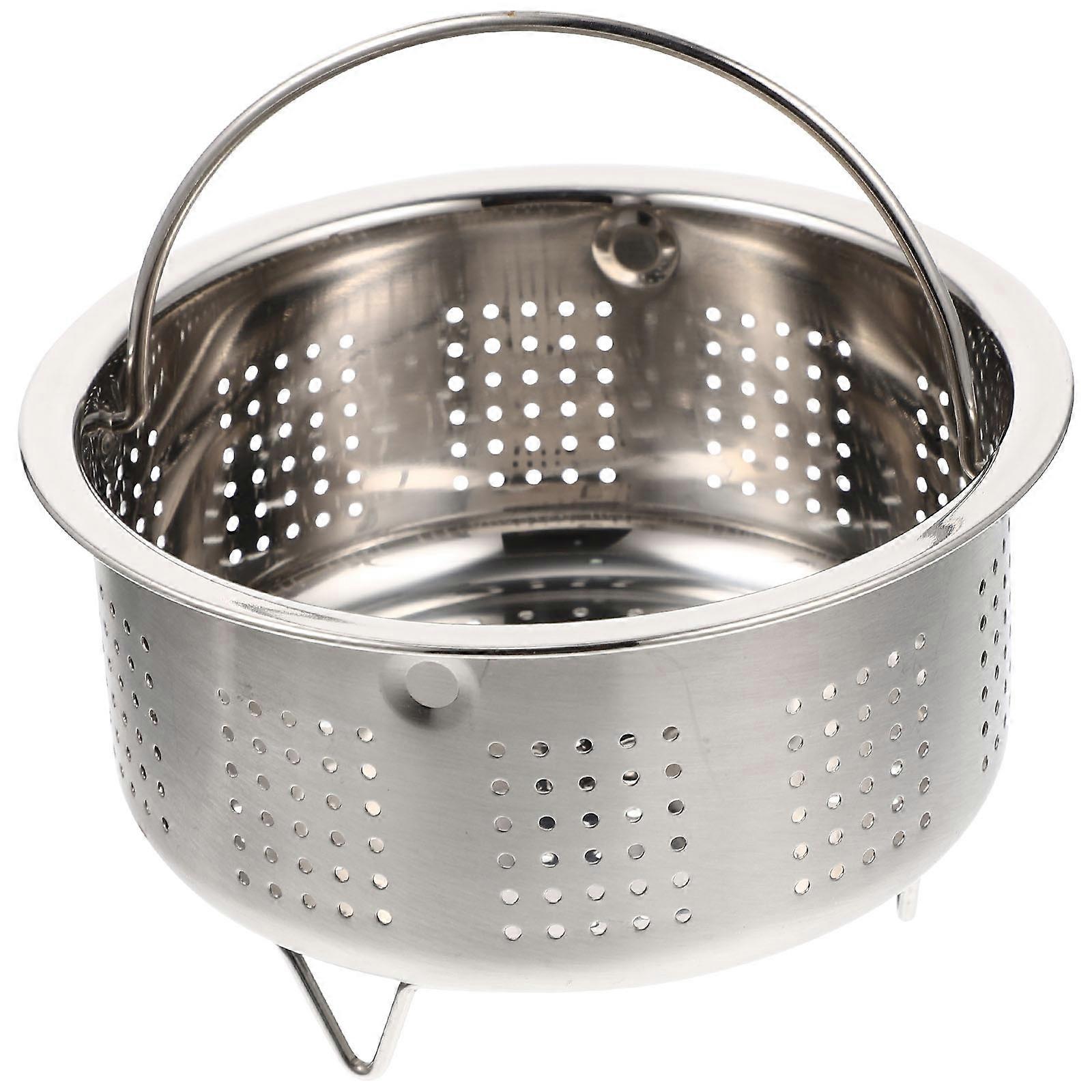 Food Steamer Basket Steaming Rack Steaming Uniform Heating Fast Drainage 1Pcs