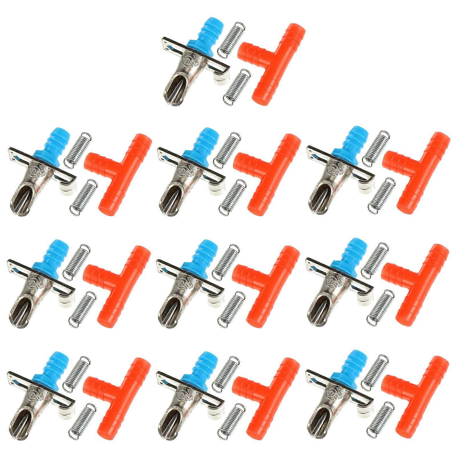 Water Feeder Small Automatic Pet Feeder Rabbit Breeding Durable 10Pcs