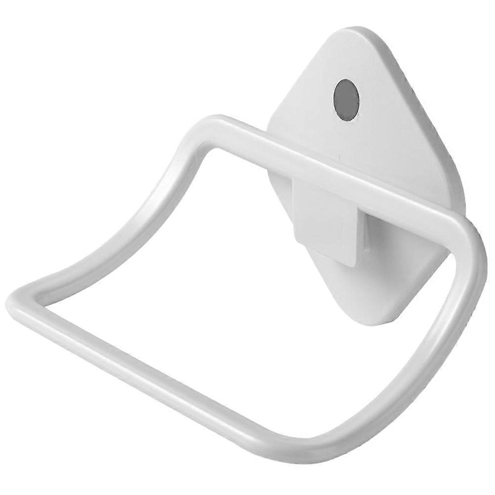Bath Towel Hanging Rings Creative Wall Mount Towel Ring Punch Free Space Saving Rust Resistant 1Set