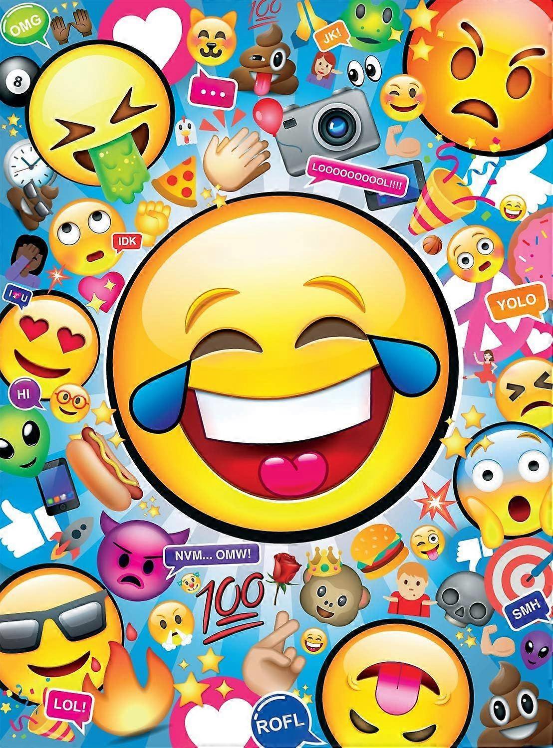 Emojis Pussel, Gul Stil 204