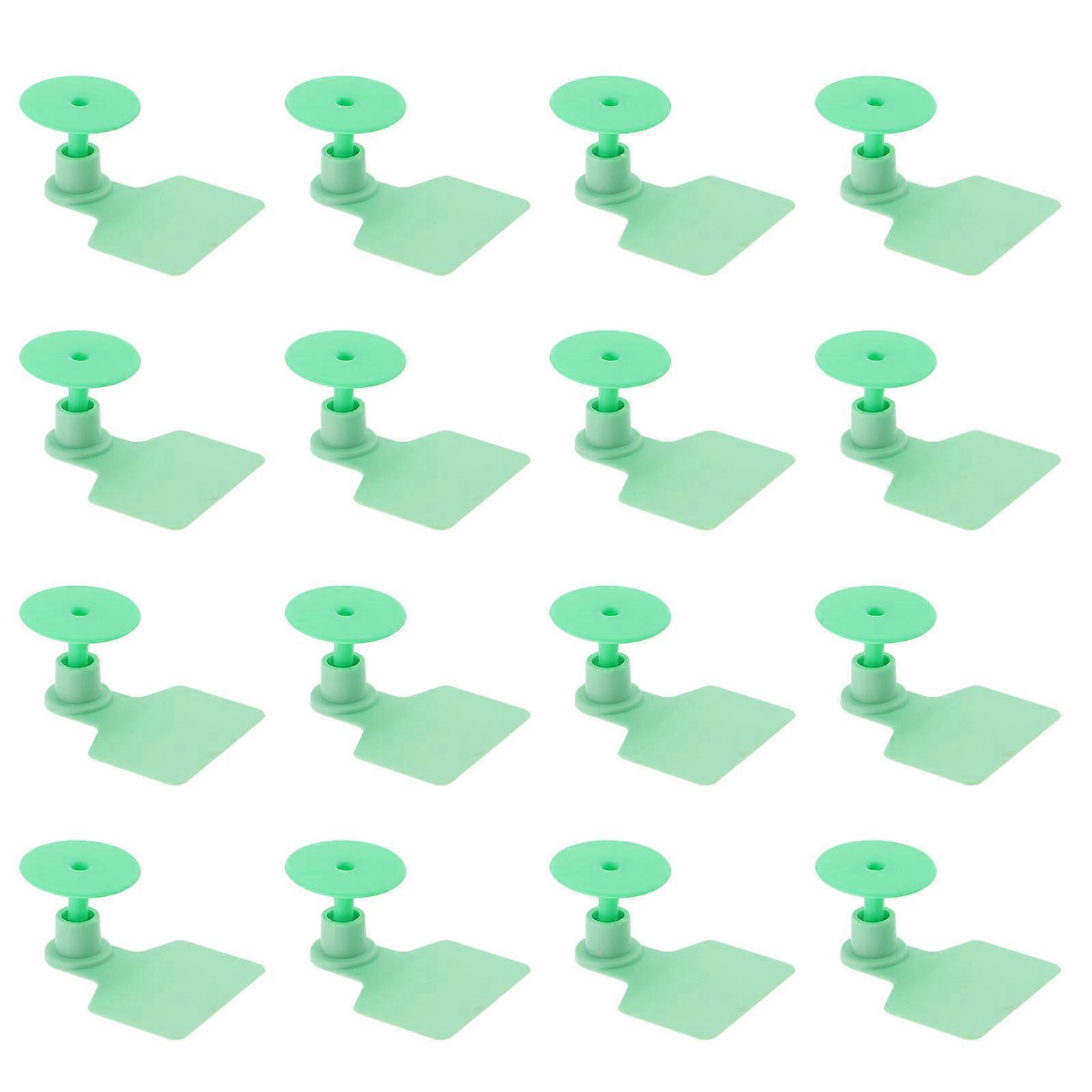 100pcs Green Cattle Ear Tags for Livestock Identification – Lightweight Animal Management Tags for Sheep, Goat, and Pig Farm Use