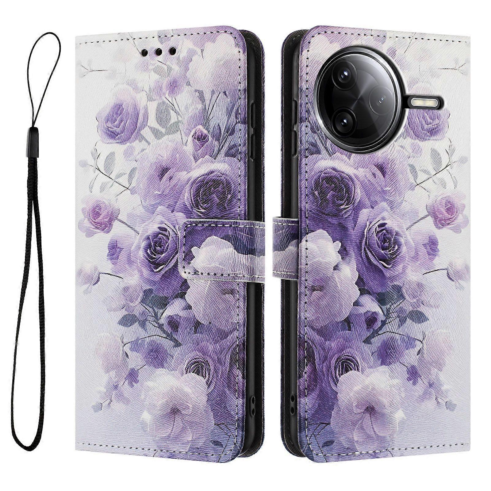 Wallet Case for Xiaomi Poco F7 Pro 5G/ Poco F7 Ultra 5G Pattern Printing PU Leather Phone Cover