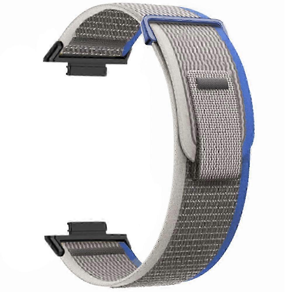 Type D Adjustable Loop Fastener Nylon Watch Band for Smartwatches