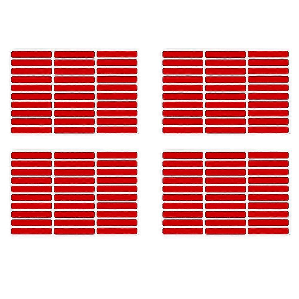 4 stuks acryl nagel display strip - nagel gesneden gratis dubbelzijdige zelfklevende make-up
